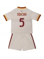 Otroške Nogometnih dresov AS Roma Evan Ndicka #5 Gostujoči 2026-27 Kratki rokavi (+ hlače)